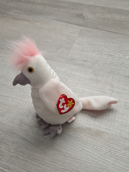 Ty Other - Ty Kuku Cockatoo Plush - White & Pink